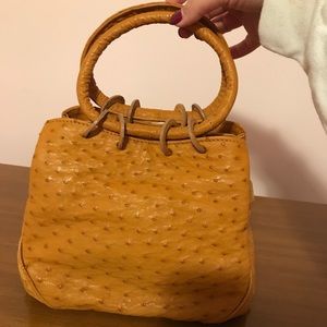 Authentic Suarez Ostrich Handbag